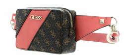 Guess Guess, Camy, Textile Fanny Pack, 4G Logo, Coral/Brown, For Women