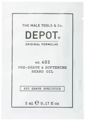 Depot Depot, 400 Shave Specifics No. 403, Fresh Black Pepper, Softening, Pre-Shaving Oil, 5 ml