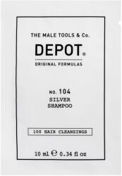 Depot Depot, 100 Hair Cleansing No. 104, Botanical Complex, Șampon, For Neutralisation Of Yellow Tones, 10 ml