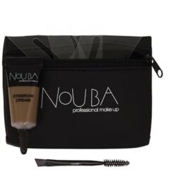 Nouba 15 Set Nouba: Nouba, Eyebrow Brush + Nouba, Eyebrow Gel, 7 ml + Textile Makeup Bag, Black