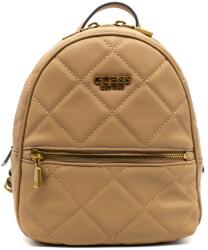 GUESS Guess, Abey, Synthetic Leather, Textile Backpack, Beige, HWQB8558320, For Women