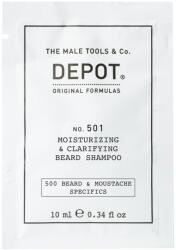 Depot Depot, 500 Beard & Mustache Specifics No. 501, Pro-Vitamin B5, Beard Shampoo, Moisturizing & Clarifying, 10 ml