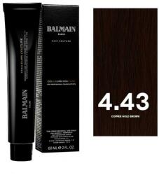 Balmain Professionnel Balmain Professionnel, Couleurs Couture, Permanent Vopsea de păr, 4.43 Copper Gold Brown, 60 ml