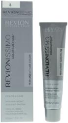 Revlon Revlon, Revlonissimo Colorsmetique, Hyaluronic, Permanent Vopsea de păr, 3 Dark Brown, 60 ml