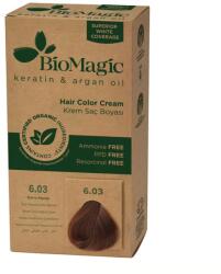 BioMagic Biomagic, Biomagic, Keratin & Argan Oil, Permanent Vopsea de păr, 6.03 , 250 ml *Tester