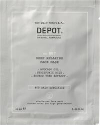 Depot Depot, 800 Skin Specifics No. 807, Hyaluronic Acid, Nutri-Soothing, Sheet Mask, For Face, 13 ml Masca de fata