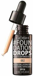 Gosh Gosh, Drops, Liquid Foundation, 002, Ivory, SPF 10, 30 ml
