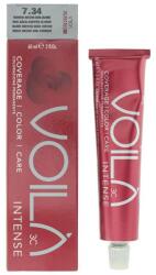 Intercosmo Intercosmo, Voila 3C Intense, Permanent Vopsea de păr, 7.34 Medium Golden Copper Blonde, 60 ml