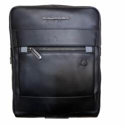 Piquadro Piquadro, Obidos, Small, Leather Crossbody Bag, Black, 22 x 28 x 5 cm, For Men