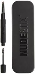 Nudestix Nudestix, Brow Stylus, Waterproof, Double-Ended, Eyebrow Cream Pencil & Gel 2-In-1, Ash Brown, 0.2 g
