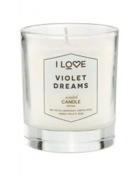 I Love I Love, Signature Collection, Bergamot, Green Apple, Parma Violets, Rose, Scented Candle, 160 g