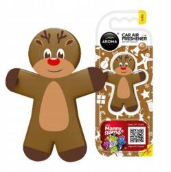 Aroma Car , Manny Christmas, Orange & Clove, Car Air Freshener, 1 pcs