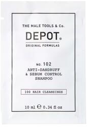 Depot Depot, 100 Hair Cleansing No. 102, Botanical Complex, Șampon, Anti-Dandruff & Sebum Control, 10 ml
