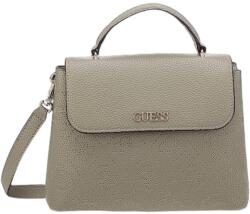 Guess Guess, Amara, Synthetic Leather, 4G Logo, Textile Crossbody Bag, Sage, SG849318, 34 x 29 x 11 cm, For Women
