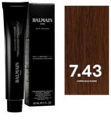 Balmain Professionnel Balmain Professionnel, Couleurs Couture, Permanent Vopsea de păr, 7.43 Copper Gold Blonde, 60 ml