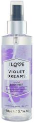 I Love I Love, Signature Collection, Vegan, Mist Spray, Violet Dreams, All Over The Body, 165 ml