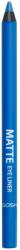 Gosh Gosh, Matte Eye Liner, Cream Pencil, Kohl Eyeliner, Crazy Blue, 1.2 g