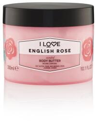 I Love I Love, Signature Collection, Vegan, Hydrating, English Rose, Body Butter, 330 ml