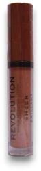 Revolution Beauty Makeup Revolution, Sheer Brillant, Vegan, Luciu de buze, 123, Brunch, 3.5 ml