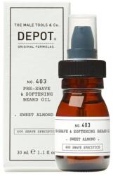 Depot Depot, 400 Shave Specifics No. 403, Sweet Almond, Softening, Pre-Shaving Oil, 30 ml