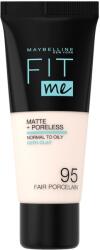 Maybelline Maybelline, Fit Me Matte + Poreless, Liquid Foundation, 95, Fair Porcelain, 30 ml