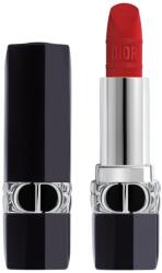 Dior Christian Dior, Dior Rouge, Satin Matte, Ruj cremă, Iconic Red, 3.5 g