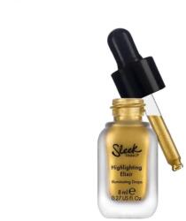 Sleek MakeUP Sleek MakeUP, Elixir, Liquid Highlighting Drops, For Shoulders & Decollete, Gold, 8 ml