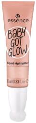  Essence, Baby Got Glow, Illuminating, Liquid Highlighter, 10, Sassy in Silk, For Face, 10 ml