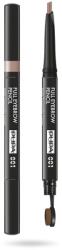 Pupa Pupa, Full, Paraben-Free, Definer, Double-Ended, Eyebrow Cream Pencil & Brush 2-In-1, 001, Blonde, 0.2 g *Tester