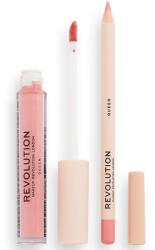 Makeup Revolution Set Makeup Revolution: Makeup Revolution, Ruj lichid, Queen, 3 ml + Makeup Revolution, Precision, Lip Liner, Queen, 1 g
