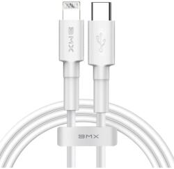 Baseus Cablu USB Baseus BMX Mini MFI CATLSW-A02, 18W, tip Lightning 1.2m, Alb