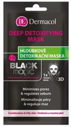Dermacol Dermacol, Black Magic, Activated Charcoal, Detoxifying, Sheet Mask, For Face, 15 ml *Tester Masca de fata