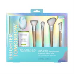 EcoTools Brighter Tomorrow Set EcoTools: EcoTools, Blending, Foundation Brush + EcoTools, Blending, Concealer Brush + EcoTools, Diffuse, Eyeshadow Brush + EcoTools, Brush & Sponge Cleanser Lotion, 7.39 ml + Ec