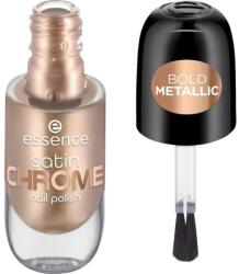 essence , Satin Chrome, Vegan, Satin, Ojă, 01, Robotic, 8 ml