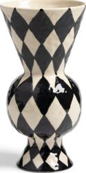 &K Amsterdam Vază Rhombic 29, 5 cm, negru (3549-01)