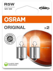 OSRAM Set 2 becuri auto halogen Osram Original R5W 5W 12V 5007-02B (AC6836)