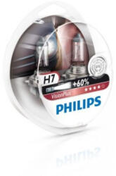 Philips Set 2 becuri auto halogen pentru far Philips VisionPlus +60% H7 55W 12V 12972VPS2 (AC4954)