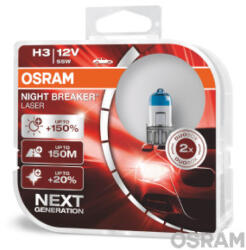 OSRAM Bec auto halogen pentru far Osram Night Breaker Laser Next Generation H3 12V 55W (AC44964)
