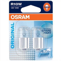 OSRAM Set 2 becuri auto halogen Osram Original R10W 10W 12V 5008-02B (AC6839)