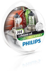 Philips Set 2 becuri auto halogen pentru far Philips Longlife EcoVision H4 60/55W 12V 12342LLECOS2 (AC4887)