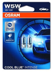 OSRAM Set 2 becuri auto halogen Osram Cool Blue Intense W5W 5W 12V 2825HCBI-02B (AC6220)