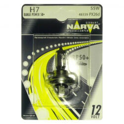 NARVA Bec auto halogen pentru far Narva Range Power +50% H7 55W 12V (AC4927)