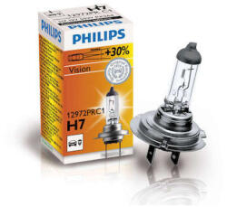 Philips Bec auto halogen pentru far Philips Vision +30% H7 55W 12V 12972PRC1 (AC4950)