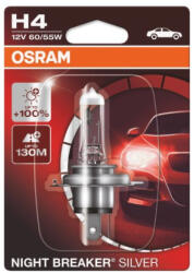 OSRAM Bec auto halogen Osram Night Breaker Silver +100% H4 60/55W 12V 64150NBS (AC50520)