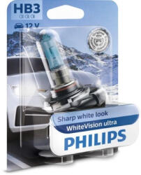Philips Bec auto halogen Philips White Vision Ultra HB3 65W 12V 9005WVUB1 (AC50255)