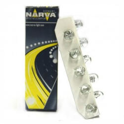 NARVA Set 10 becuri auto halogen Narva Standard T4W 4W 12V 17131 (AC5195)
