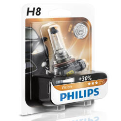 Philips Bec auto halogen pentru far Philips Vision +30% H8 35W 12V 12360B1 (AC4962)