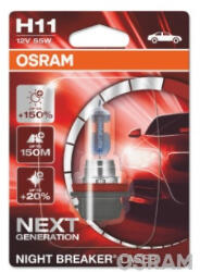 OSRAM Bec auto halogen pentru far Osram Night Breaker Laser Next Generation H11 12V 55W (AC44969)