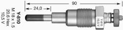 NGK Bujie incandescenta NGK 6929 (6929) - autoeco
