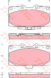 TRW Set placute frana, frana disc TRW GDB3307 (GDB3307) - autoeco